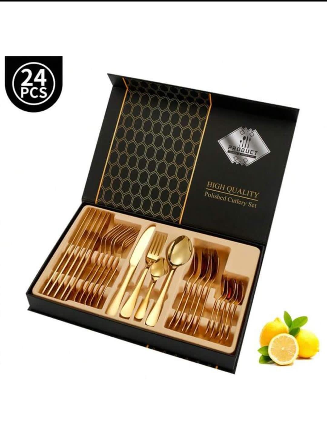 طقم معالق بعلبة *24
