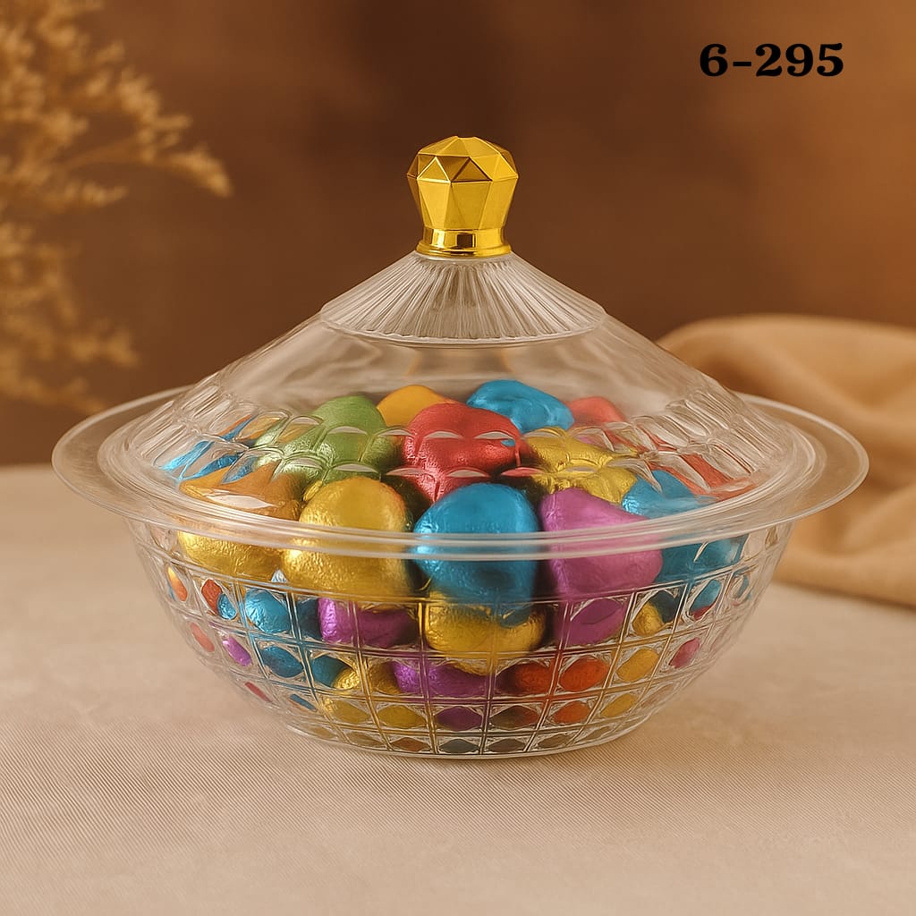 صحن بونبون بلكسي مع غطا