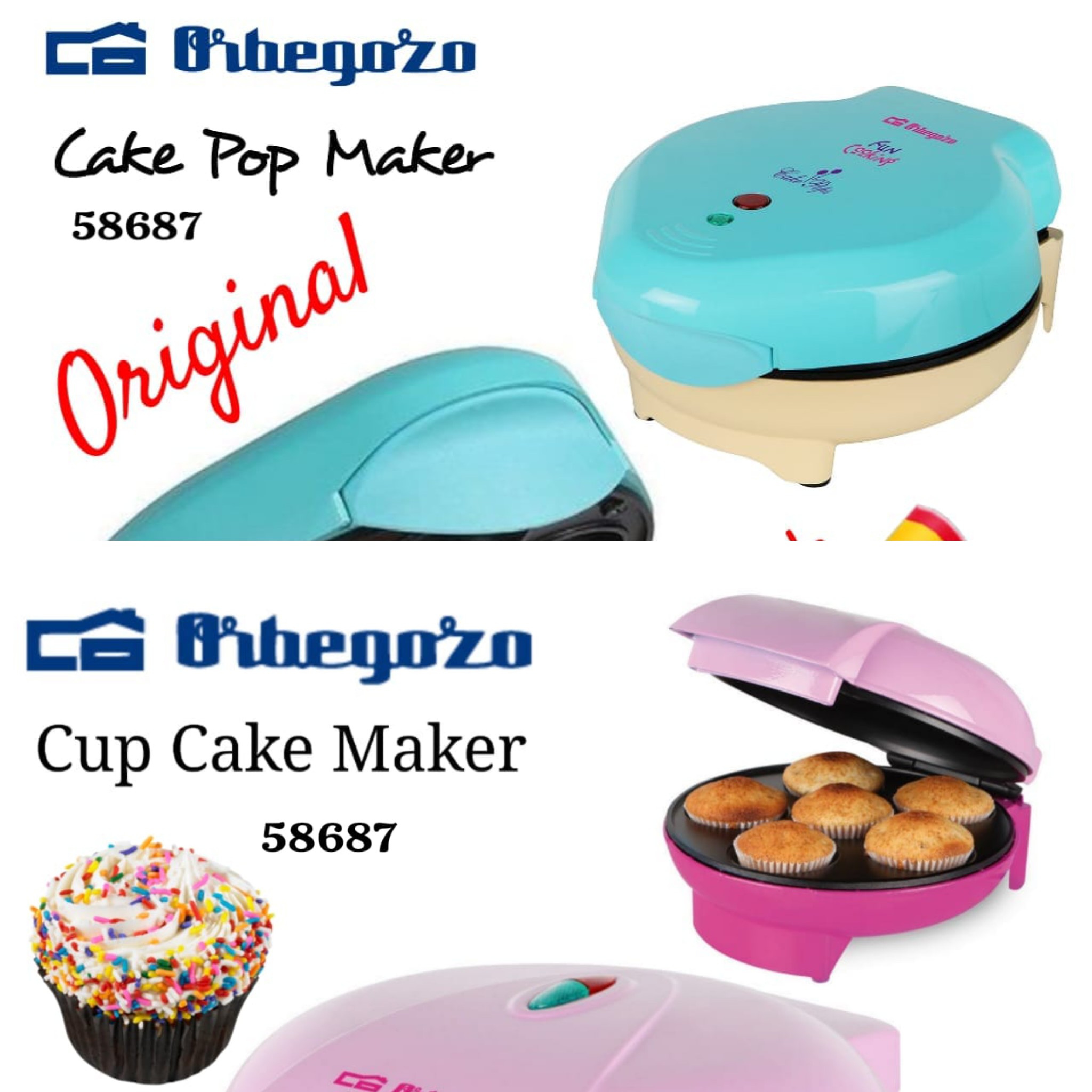 ORBEGOZO cupcake maker